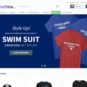 SELL T-SHIRTS ONLINE, 100% AUTOMATED, HIGH PROFIT MARGIN, INSTANT PROFITS,